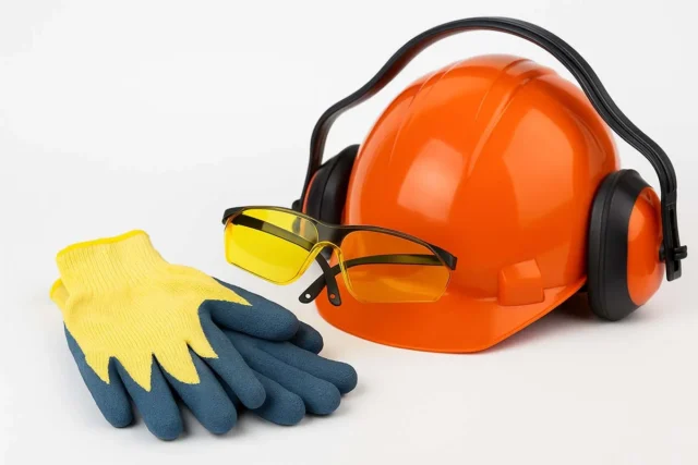 gloves and protective gear