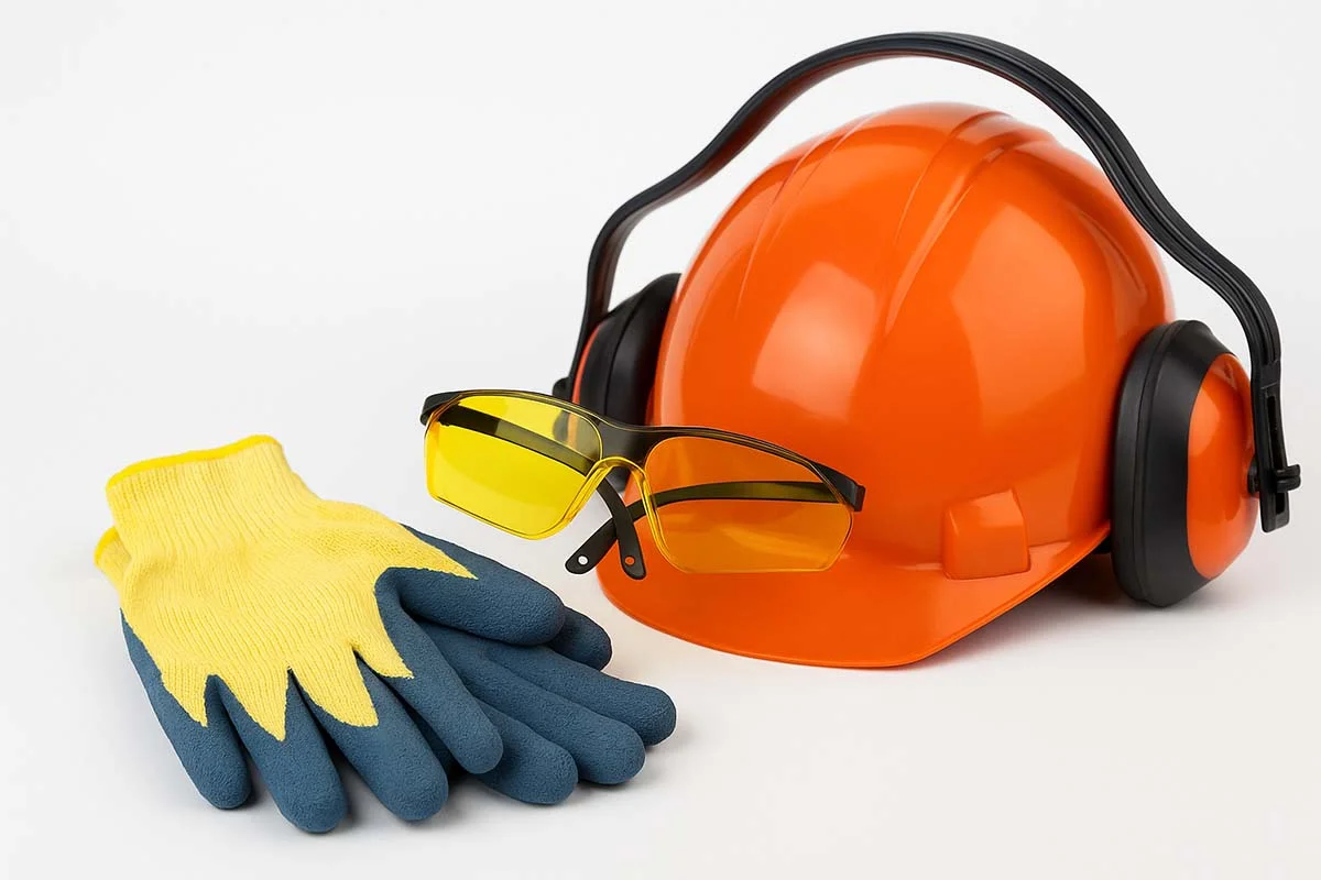 gloves and protective gear